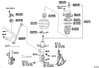4860947060-SUPPORT SUB-ASSY, FRONT SUSPENSION, RH/LH