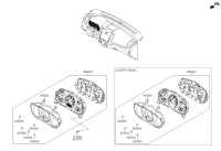 940231X070-CLUSTER ASSY-INSTRUMENT
