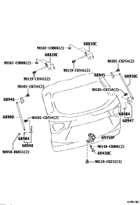 688100E191-HINGE ASSY, TAIL GATE, RH