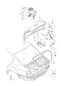 L3AD827550-GAS SPRING VW TIGUAN