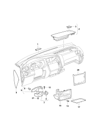 34D858560-Cover, steering column