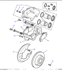 SDB000380-BRAKE DISC FR 22MM-DISCOVERYII