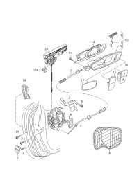 8X0839015B-AUDI TT MK2 WINDOW MECHANISM