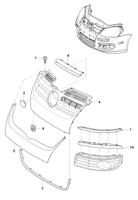 1K0807243A-Frame assy-trim