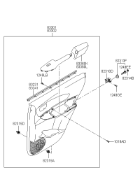 832312E000-W/STRIP-RR DR BELT I/S LH