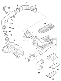 1KD129607B-AIR CLEANER