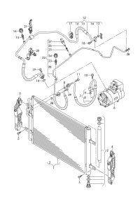 5QD820411AB-CONDENSER / VW/PASSAT