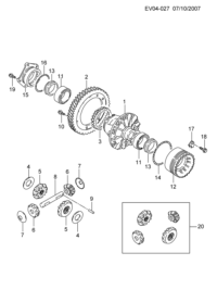 5493703-Gear, differential ring (part of 5492327) (5.526)