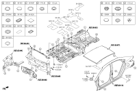 84227F9500-Lid assy., r. lwr
