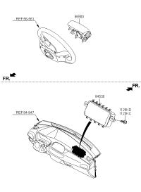 80100J4000-MODULE ASSY-STRG WHEEL AIR BAG