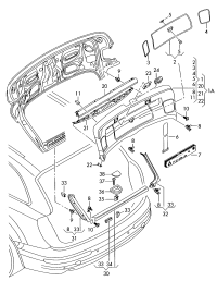 4L0867973E1FU-Garnish, rr. hatch lid