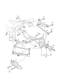 4M0505311J-TRACK CNTRL ARM FRT RH AUDI-Q7