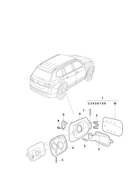 3CG809857-Cap, fuel tank