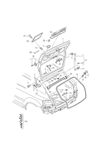 8P4827023J-Cover, rr. hatch