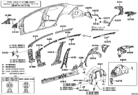 5387902270-BRACKET, COWL BODY