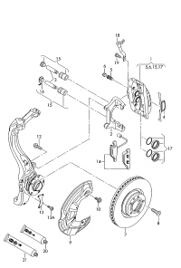 4E0615123-Housing assy-caliper
