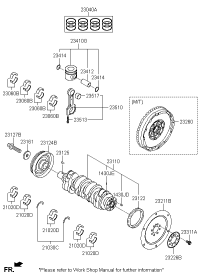 230602F910-BEARING SET-C/ROD