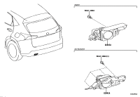 8102678020-LAMP SET, FOG, LH