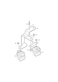 3DD951221B-HORN/LH
