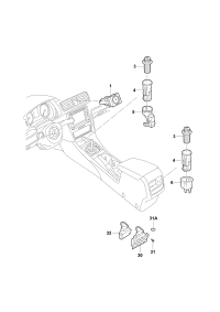 5QD919311-Grommet socket