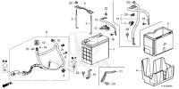 31512TLAA00-PLATE BATTERY SET