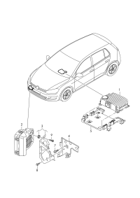 5QE035335M-Control unit, for engine noise generation