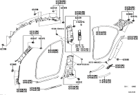 6231153040-WEATHERSTRIP, FRONT DOOR OPENING TRIM, RH