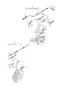 4M0927803B-SENSOR,WHEEL SPEED FR LH-W212