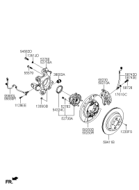 527303M101-HUB & BEARING ASSY-RR