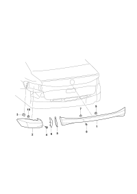 11A945179-MOUNTING/ALL VW MODELS