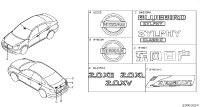 848952DU0A-EMBLEM-BACK DOOR