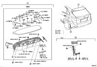 7608548120J1-SPOILER SUB-ASSY, REAR