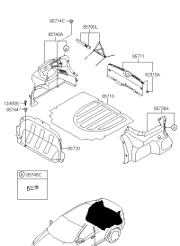857011X000WK-MAT ASSY-LUGGAGE COVERING