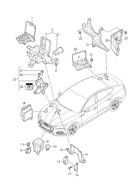 8W0941824AK-Box fusible link: