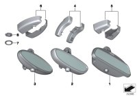 51169134395-Mirror EC/LED indicator/radio