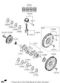 2304003HA0-RING SET-PISTON