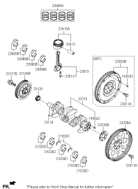 2102004134-BEARING PAIR SET-CRANKSHAFT