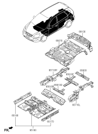 651701D100-Panel assy-side sill