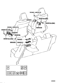 8492006070A0-SWITCH ASSY, POWER SEAT
