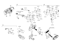 937102C002-SWITCH ASSY-SEAT CCS, LH