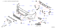 622456LA0A-RETAINER-FRONT FASCIA,LH