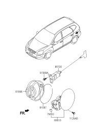 695101D000-DOOR-FUEL FILLER