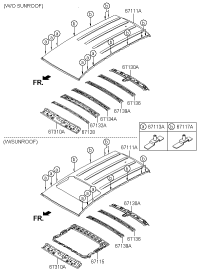 671151D000-RING ASSY-SUNROOF REINF