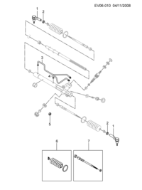 93740710-End, steering link