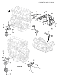 9015489-BRACKET,T/F MOUNTING