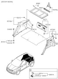 857400U000RY-TRIM ASSY-LUGGAGE SIDE RH