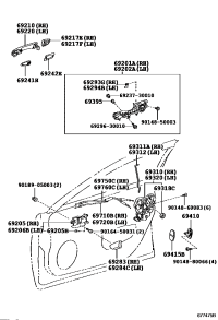 6922048040A0-HANDLE ASSY, FR