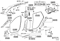 621120R070C0-TRIM SUB-ASSY, COWL SIDE, LH