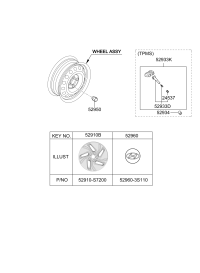 52910S7200-WHEEL ASSY-ALUMINIUM