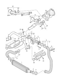 8W0145805C-INTERCOOLER -W204/W212